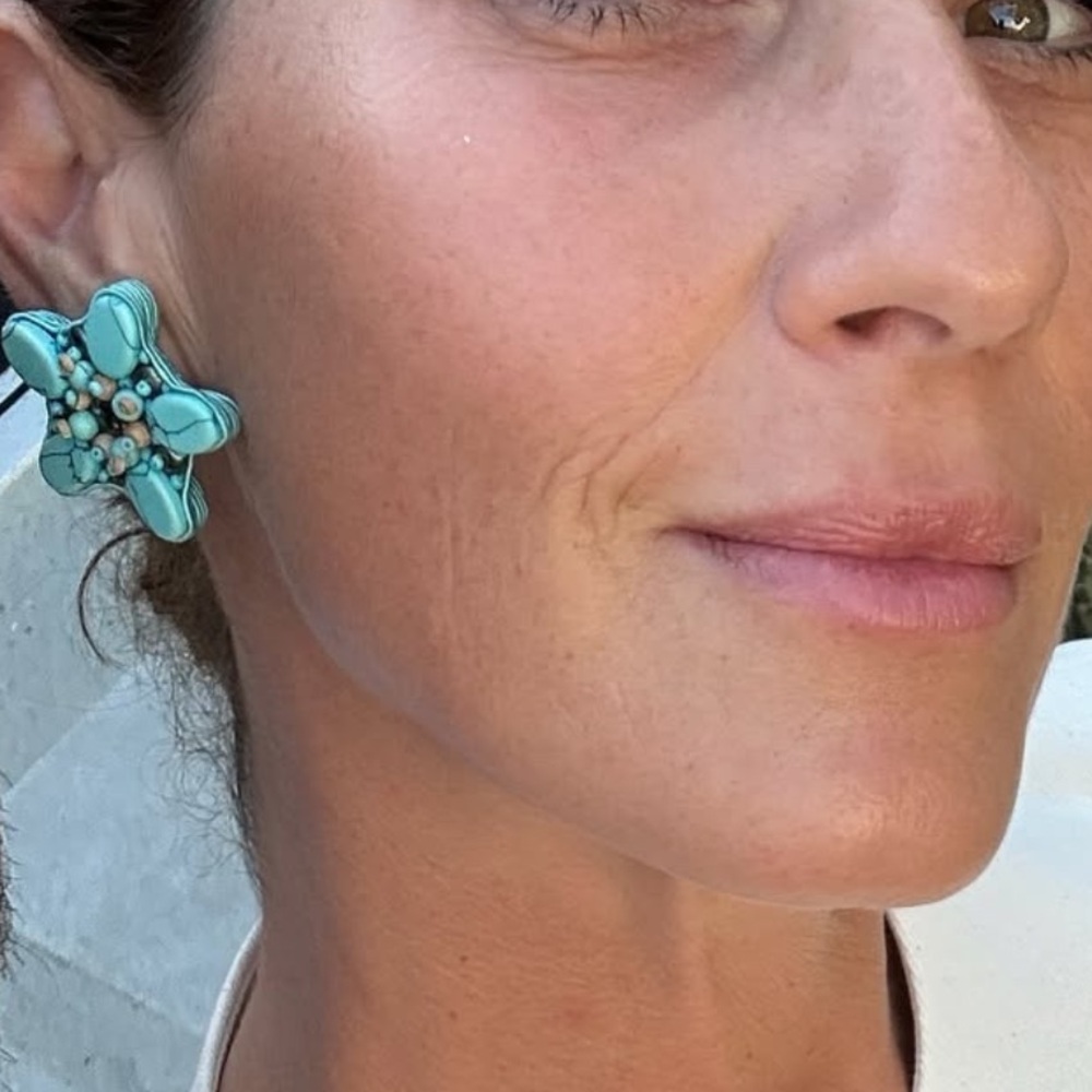 ISO Rebecca de Ravenel Anais Turquoise Earrings
